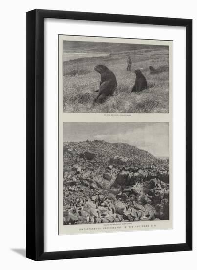 Instantaneous Photography in the Southern Seas-null-Framed Giclee Print