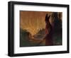 Instantly a Stream of Fire Gushed Forth-Hermann Hendrich-Framed Giclee Print