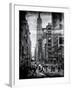 Instants of NY B&W Series - Urban Street Scene in Broadway - Canal Street - Manhattan - New York-Philippe Hugonnard-Framed Photographic Print
