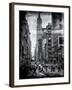 Instants of NY B&W Series - Urban Street Scene in Broadway - Canal Street - Manhattan - New York-Philippe Hugonnard-Framed Photographic Print