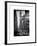 Instants of NY B&W Series - Urban Street Scene in Broadway - Canal Street - Manhattan-Philippe Hugonnard-Framed Art Print