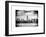 Instants of NY BW Series - Landscape View Manhattan with the Empire State Building - New York-Philippe Hugonnard-Framed Art Print