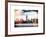 Instants of NY BW Series - Landscape View Manhattan with the Empire State Building - New York-Philippe Hugonnard-Framed Art Print