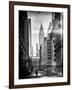 Instants of NY BW Series - Urban Scene in Winter at Grand Central Terminal in New York City-Philippe Hugonnard-Framed Photographic Print