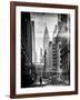 Instants of NY BW Series - Urban Scene in Winter at Grand Central Terminal in New York City-Philippe Hugonnard-Framed Photographic Print