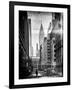 Instants of NY BW Series - Urban Scene in Winter at Grand Central Terminal in New York City-Philippe Hugonnard-Framed Photographic Print