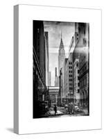 Instants of NY BW Series - Urban Scene in Winter at Grand Central Terminal in New York City-Philippe Hugonnard-Stretched Canvas