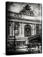 Instants of NY BW Series - Urban Scene View in Winter-Philippe Hugonnard-Stretched Canvas