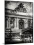Instants of NY BW Series - Urban Scene View in Winter-Philippe Hugonnard-Mounted Photographic Print