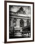 Instants of NY BW Series - Urban Scene View in Winter-Philippe Hugonnard-Framed Photographic Print