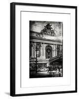 Instants of NY BW Series - Urban Scene View in Winter-Philippe Hugonnard-Framed Art Print