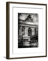 Instants of NY BW Series - Urban Scene View in Winter-Philippe Hugonnard-Framed Art Print