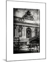 Instants of NY BW Series - Urban Scene View in Winter-Philippe Hugonnard-Mounted Art Print