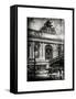 Instants of NY BW Series - Urban Scene View in Winter-Philippe Hugonnard-Framed Stretched Canvas