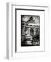 Instants of NY BW Series - Urban Scene View in Winter-Philippe Hugonnard-Framed Art Print