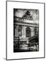 Instants of NY BW Series - Urban Scene View in Winter-Philippe Hugonnard-Mounted Art Print