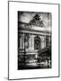 Instants of NY BW Series - Urban Scene View in Winter-Philippe Hugonnard-Mounted Art Print