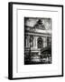 Instants of NY BW Series - Urban Scene View in Winter-Philippe Hugonnard-Framed Premium Giclee Print