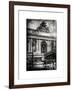 Instants of NY BW Series - Urban Scene View in Winter-Philippe Hugonnard-Framed Art Print