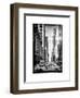 Instants of NY BW Series - Urban Scene with Yellow Taxis-Philippe Hugonnard-Framed Art Print