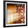 Instants of NY Series - Architecture and Building in Downtown Manhattan by Night-Philippe Hugonnard-Framed Photographic Print