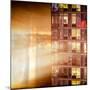 Instants of NY Series - Architecture and Building in Downtown Manhattan by Night-Philippe Hugonnard-Mounted Photographic Print