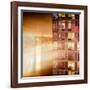 Instants of NY Series - Architecture and Building in Downtown Manhattan by Night-Philippe Hugonnard-Framed Photographic Print