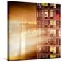 Instants of NY Series - Architecture and Building in Downtown Manhattan by Night-Philippe Hugonnard-Stretched Canvas