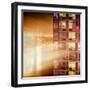 Instants of NY Series - Architecture and Building in Downtown Manhattan by Night-Philippe Hugonnard-Framed Photographic Print