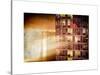 Instants of NY Series - Architecture and Building in Downtown Manhattan by Night-Philippe Hugonnard-Stretched Canvas