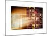 Instants of NY Series - Architecture and Building in Downtown Manhattan by Night-Philippe Hugonnard-Mounted Art Print