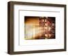 Instants of NY Series - Architecture and Building in Downtown Manhattan by Night-Philippe Hugonnard-Framed Art Print