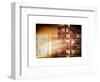 Instants of NY Series - Architecture and Building in Downtown Manhattan by Night-Philippe Hugonnard-Framed Art Print