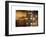 Instants of NY Series - Architecture and Building in Downtown Manhattan by Night-Philippe Hugonnard-Framed Art Print