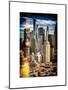 Instants of NY Series - Architecture and Buildings in Downtown Manhattan-Philippe Hugonnard-Mounted Art Print