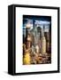 Instants of NY Series - Architecture and Buildings in Downtown Manhattan-Philippe Hugonnard-Framed Stretched Canvas