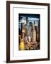 Instants of NY Series - Architecture and Buildings in Downtown Manhattan-Philippe Hugonnard-Framed Art Print