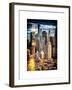 Instants of NY Series - Architecture and Buildings in Downtown Manhattan-Philippe Hugonnard-Framed Art Print