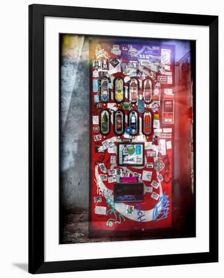 Instants of NY Series - Beverage Dispenser - Brooklyn - New York - United States - USA-Philippe Hugonnard-Framed Photographic Print