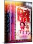 Instants of NY Series - Billboard of Annie The Musical at the Palace Theatre on Broadway-Philippe Hugonnard-Mounted Photographic Print
