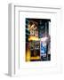 Instants of NY Series - Billboards Best Musicals on Broadway and Times Square at Night - Manhattan-Philippe Hugonnard-Framed Art Print