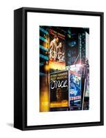 Instants of NY Series - Billboards Best Musicals on Broadway and Times Square at Night - Manhattan-Philippe Hugonnard-Framed Stretched Canvas
