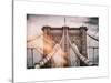 Instants of NY Series - Brooklyn Bridge View-Philippe Hugonnard-Stretched Canvas