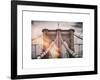 Instants of NY Series - Brooklyn Bridge View-Philippe Hugonnard-Framed Art Print