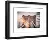 Instants of NY Series - Brooklyn Bridge View-Philippe Hugonnard-Framed Art Print