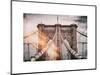 Instants of NY Series - Brooklyn Bridge View-Philippe Hugonnard-Mounted Art Print