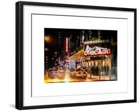 Instants of NY Series - Chicago the Musical-Philippe Hugonnard-Framed Art Print