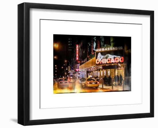 Instants of NY Series - Chicago the Musical-Philippe Hugonnard-Framed Art Print