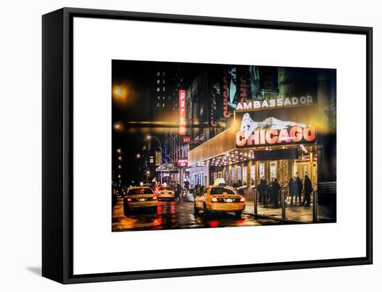 Instants of NY Series - Chicago the Musical-Philippe Hugonnard-Framed Stretched Canvas