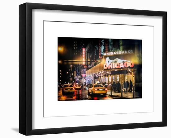 Instants of NY Series - Chicago the Musical-Philippe Hugonnard-Framed Art Print